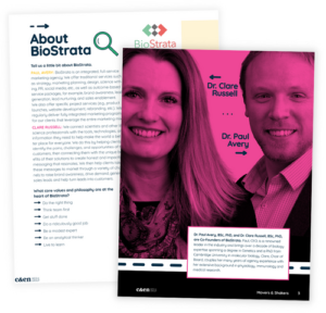 Photo of Movers & Shakers eBook featuring top science marketing agency BioStrata