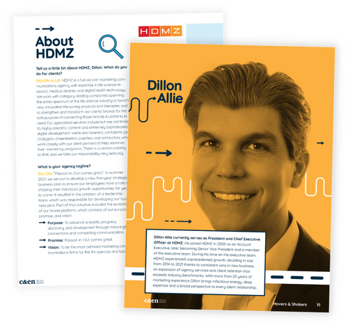 Photo of Movers & Shakers eBook featuring top science marketing agency HDMZ