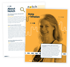 Photo of Movers & Shakers eBook featuring top science marketing agency Notch