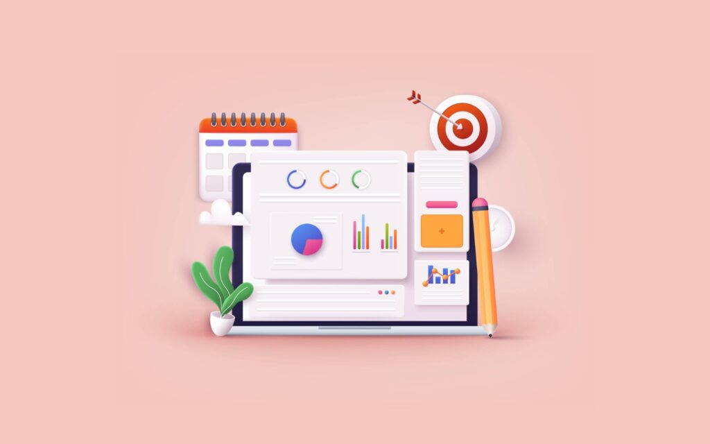 illustration of a content calendar