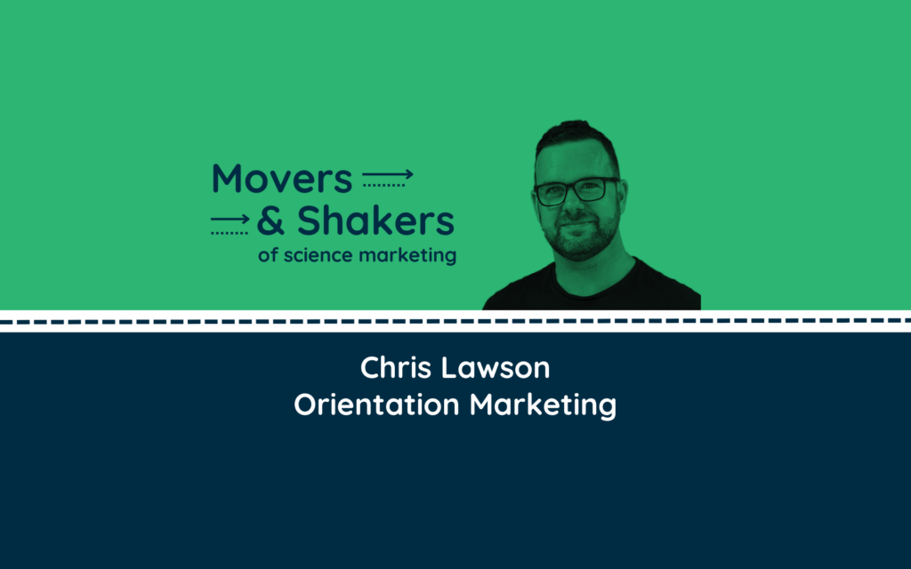illustration of headshot of Chris Lawson of Orientation Marketing