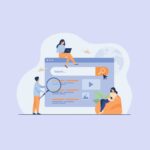 SEO life science image showing users using search engines