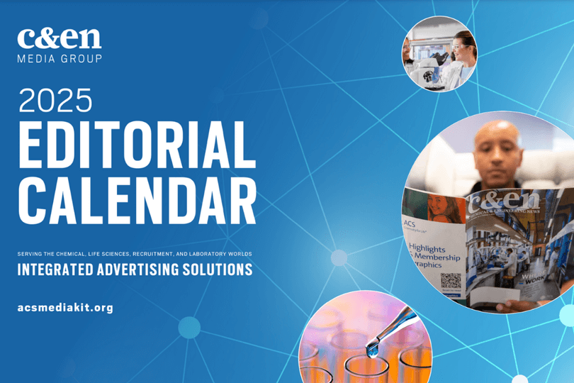 2025 C&EN Editorial Calendar Cover