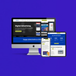 illustration showing C&EN Media Kit website on a desktop and iPad