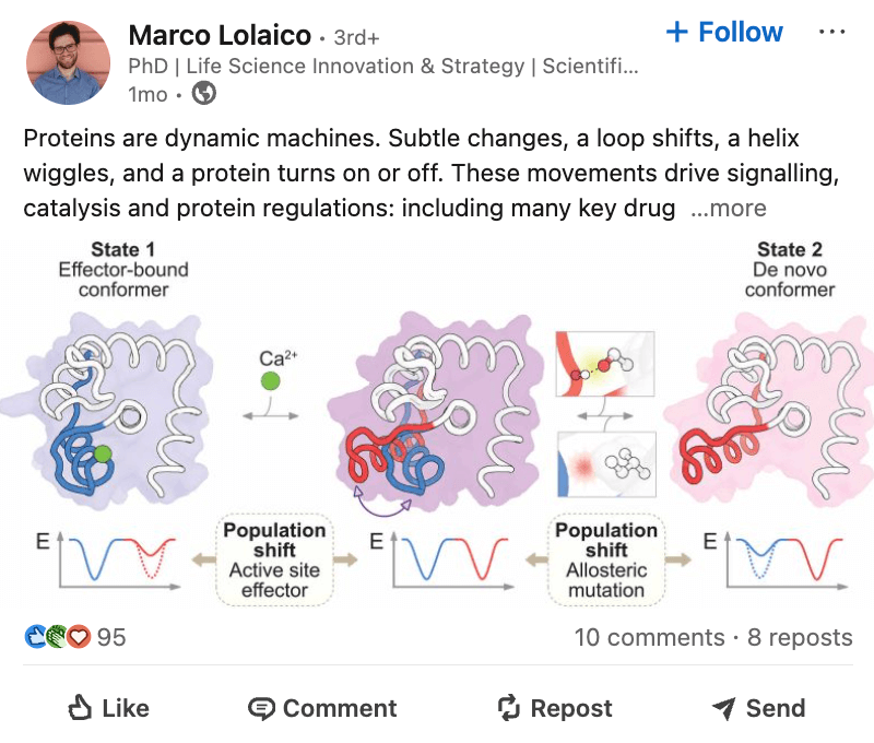 LinkedIn Creator Post Example by Marco Lolaico 