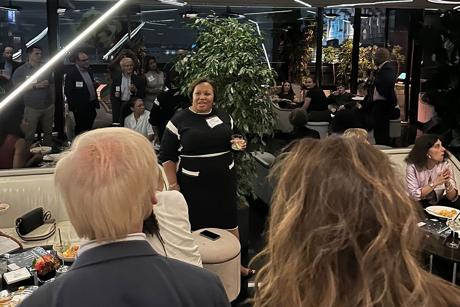 Attendees at the CPHI Milan reception in 2024
