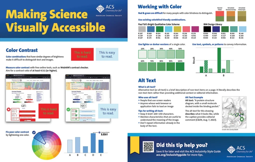 An inclusive marketing guide on making science visually accessible