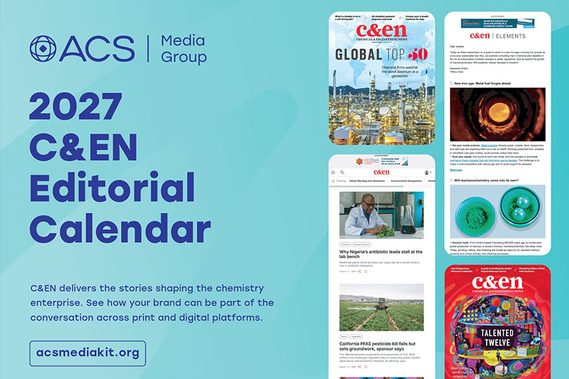 2027 C&EN Editorial Calendar Cover
